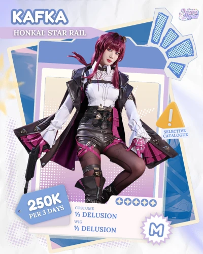 Kafka Honkai: Star Rail (Weapon/prop & shoes available)