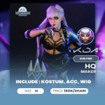 RuangCosplay Discount 5% OFF Rental Kostum Evelyn KDA ver League of Legends HQ Maker