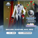 RuangCosplay Discount 5% OFF Rental Kostum Arlecchino Genshin Impact Lardoo