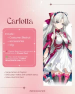Rental costume cosplay Carlotta (Hardstyling Wig)