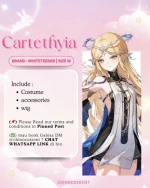 Rental costume cosplay Cartethyia