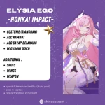 rental costume cosplay Elysia Ego