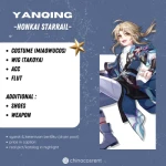 rental costume cosplay Yanqing
