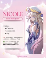 rental costume cosplay Nicole