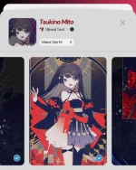Rental Kostum Tsukino Mito Tarot ver Nijisanji
