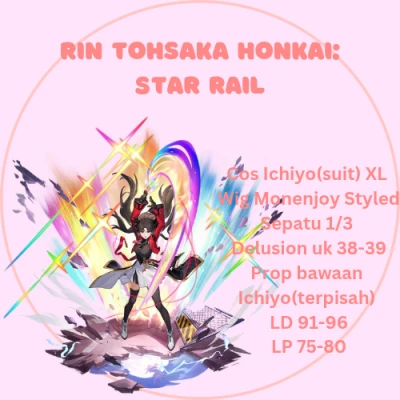 Rental Kostum Rin Tohsaka(Honkai: Star Rail)