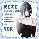 Rental Kostum Reze Black Dress Malang