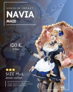 Navia Maid Uwowo - Genshin Impact