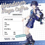 Wanderer x Mega Coffee Genshin Impact