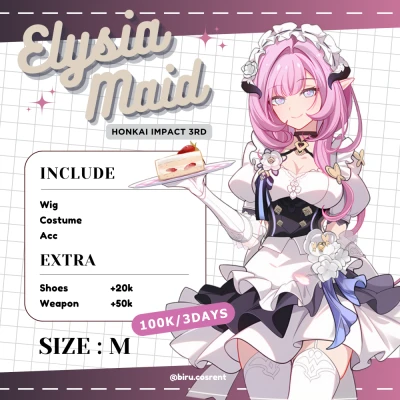 Elysia Maid Honkai Impact 3rd