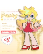 READY TO RENT ☆ Sewa Kostum Panty — Panty and Stocking with Garterbelt PASWG