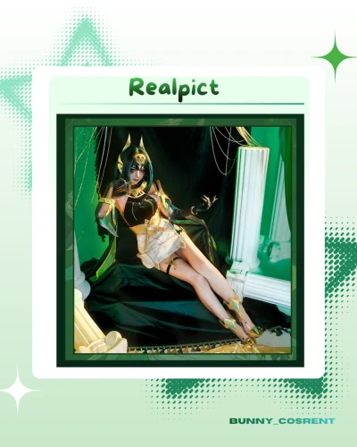 READY TO RENT ☆ Kostum Sewa Nefer — Genshin Impact