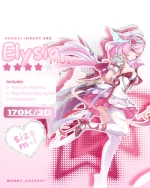 READY TO RENT ☆ Elysia MOL Love Elf - Honkai Impact 3rd