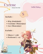 Rental Cosplay Cyrene ( Little Cyrene)
