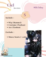 Rental Cosplay Ciel Phantomhive Manga Cover Vol.27 ver