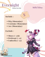 Rental Cosplay Evernight