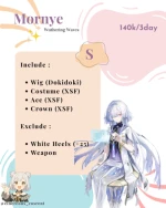 Rental Cosplay Mornye Wuthering Waves Size S