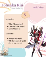 Rental Cosplay Tohsaka Rin Honkai Star Rail Ver