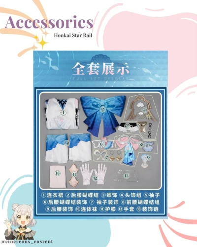 Rental Kostum Pearl Honkai Star Rail Size S
