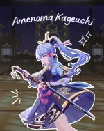 Amenoma Kageuchi - Weapon Kamisato Ayaka Genshin Impact