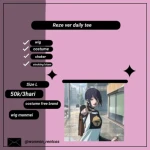 RENTAL COSTUME REZE VERSI DAILY TEE [ CHAINSAW MAN]