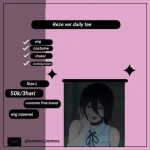 RENTAL COSTUME REZE DEFAULT [CHAINSAW MAN]