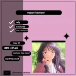 RENTAL COSTUME WAGURI KAORUKO [KAORU HANA WA RIN TO SAKU] COSTUME ONLY