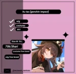 RENTAL COSTUME HUTAO [GENSHIN IMPACT]