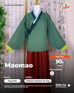 Fog City Maomao Cosplay Costume Set - Kusuriya no Hitorigoto (Size L)