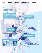 Rental costume odette(est ready Oktober)