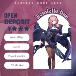 (Open Deposit) Remielle dan moonlight ver black