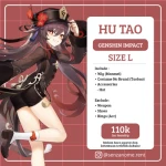 Rental Kostum Hu Tao - Genshin Impact