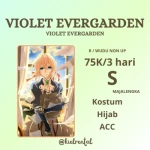 Rental Cosplay Violet Evergarden Hijab