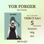 Rental Kostum Yor Forger Size S