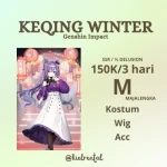 Rental Kostume Keqing Winter Version