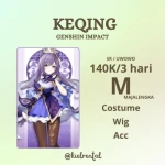 Rental Keqing Genshin Impact Size M