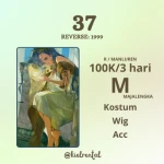 Rental Costume 37 Reverse: 1999 size M