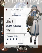 Rental Kostum Marcus Reverse: 1999