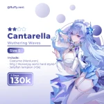 Rental Kostum Cantarella Wuthering Waves