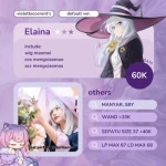 Rental Cosplay Elaina Majo No Tabi-Tabi