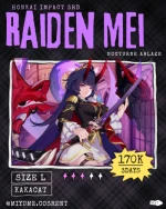 Raiden Mei Herrscher of Thunder Nocturne Ablaze Honkai Impact 3rd