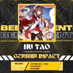 Hu tao genshin impact Cherries Snow-Laden