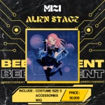 Rental costume cosplay mizi alien stage